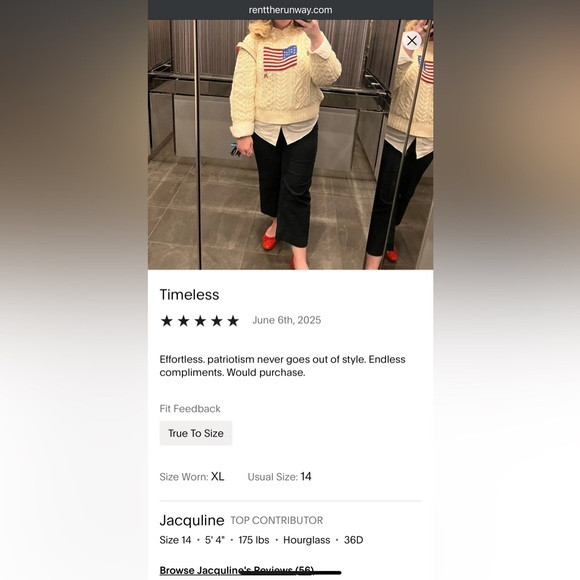 Ralph Lauren Cream Cable Knit Sweater with American Flag - Picture 11 of 15